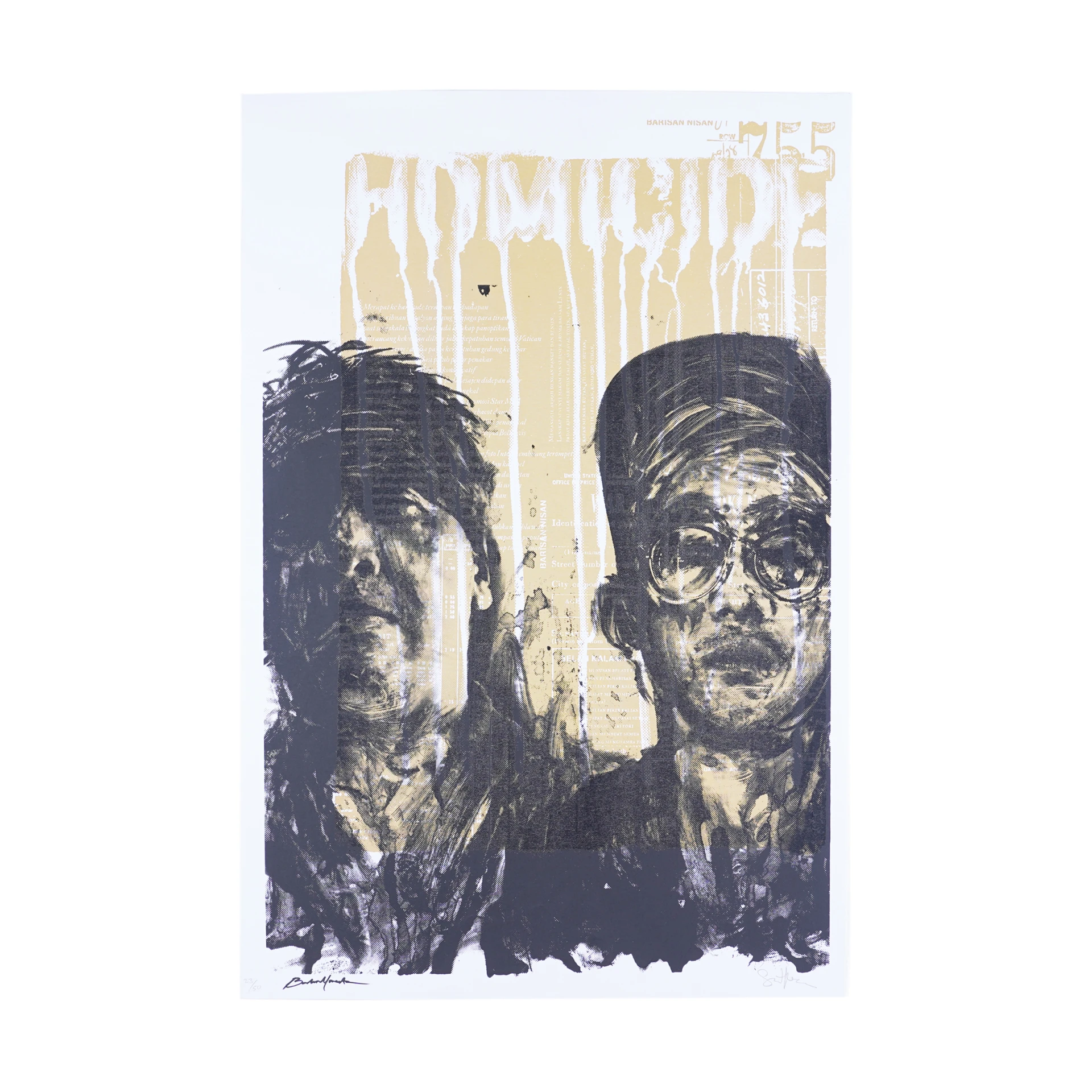 Homicide - Portrait (Gold/Black)