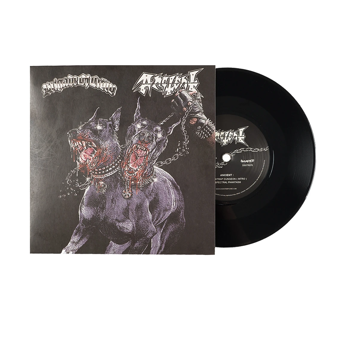 Alternative view of Ancient / Brigade Of Crow - "Split Single" 7"