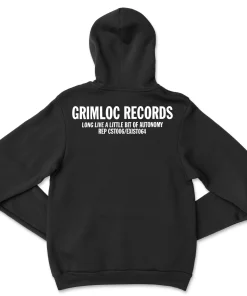 Alternative view of Grimloc - "Logo Zip Hoodie"